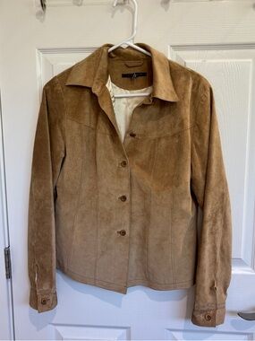 In Suede Leather Jacket | Size Medium
